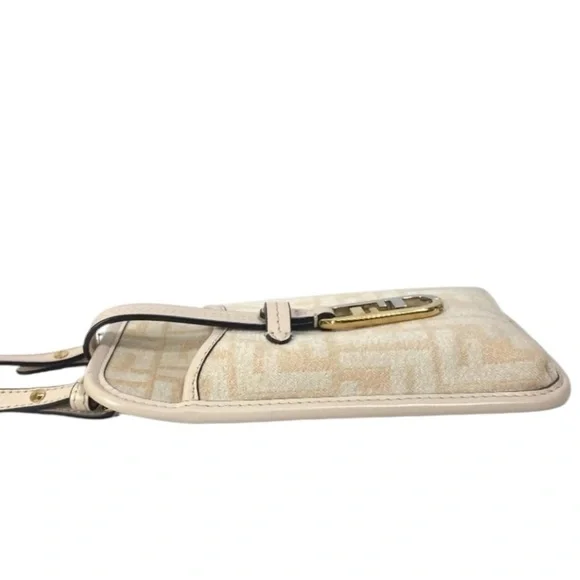 Fendi 2022 Orlock Zucca Mini Crossbody Phone Pouch FF Logo Bag - Picture 9 of 16